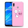 Дизайнерский пластиковый чехол для Huawei Y6 (2019) Свинки