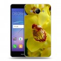 Дизайнерский пластиковый чехол для Huawei Y3 (2017) Орхидеи