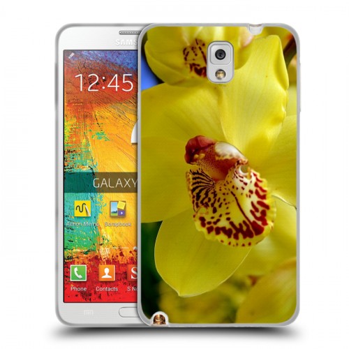 Дизайнерский пластиковый чехол для Samsung Galaxy Note 3 Орхидеи