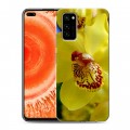 Дизайнерский силиконовый чехол для Huawei Honor View 30 Pro Орхидеи