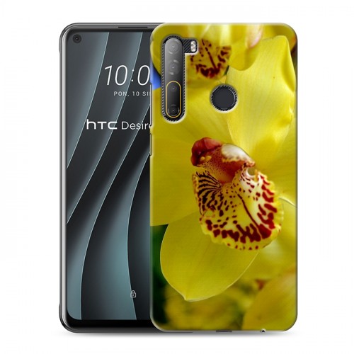 Дизайнерский силиконовый чехол для HTC Desire 20 Pro Орхидеи