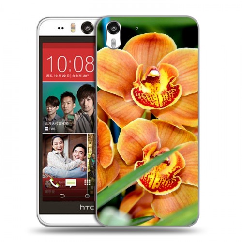 Дизайнерский силиконовый чехол для HTC Desire Eye Орхидеи
