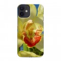 Дизайнерский пластиковый чехол для Iphone 12 Mini Орхидеи