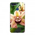Дизайнерский силиконовый чехол для Huawei Honor 7A Pro Орхидеи