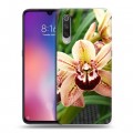 Дизайнерский силиконовый с усиленными углами чехол для Xiaomi Mi9 Орхидеи