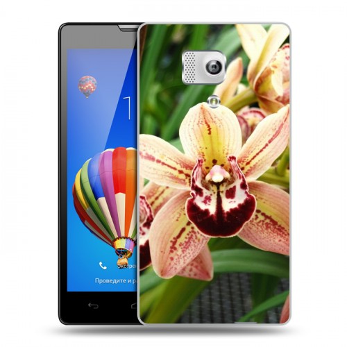 Дизайнерский силиконовый чехол для Huawei Honor 3 Орхидеи