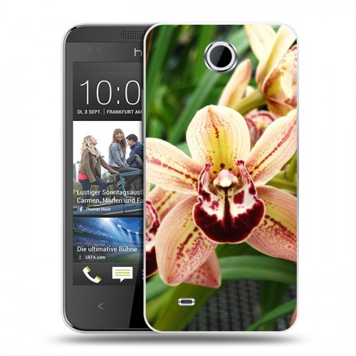 Дизайнерский силиконовый чехол для HTC Desire 300 Орхидеи