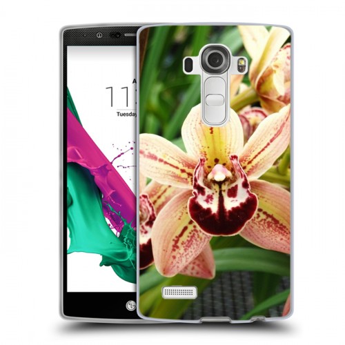 Дизайнерский силиконовый чехол для LG G4 Орхидеи