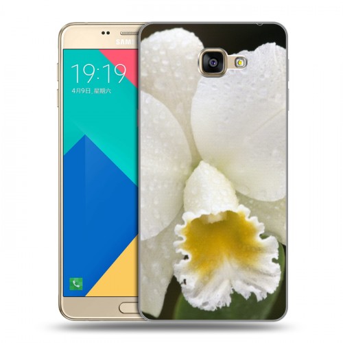 Дизайнерский силиконовый чехол для Samsung Galaxy A9 Орхидеи