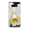 Дизайнерский пластиковый чехол для Samsung Galaxy S10 Plus Орхидеи