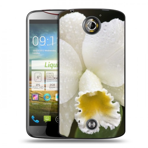 Дизайнерский пластиковый чехол для Acer Liquid S2 Орхидеи