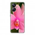Дизайнерский силиконовый с усиленными углами чехол для Realme 10 Pro Plus Орхидеи