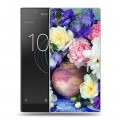 Дизайнерский пластиковый чехол для Sony Xperia L1 Пионы