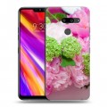 Дизайнерский пластиковый чехол для LG G8 ThinQ Пионы