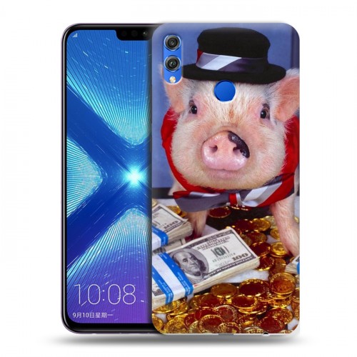 Дизайнерский силиконовый чехол для Huawei Honor 8X Свинки