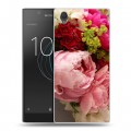 Дизайнерский пластиковый чехол для Sony Xperia L1 Пионы