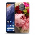 Дизайнерский силиконовый чехол для Nokia 9 PureView Пионы