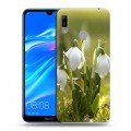 Дизайнерский пластиковый чехол для Huawei Y6 (2019) Подснежники