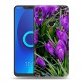 Дизайнерский силиконовый чехол для Alcatel 5V Подснежники