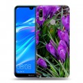 Дизайнерский пластиковый чехол для Huawei Y6 (2019) Подснежники