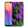 Дизайнерский силиконовый с усиленными углами чехол для Xiaomi RedMi 8A Подснежники