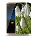 Дизайнерский пластиковый чехол для ZTE Axon 7 Подснежники