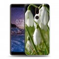 Дизайнерский пластиковый чехол для Nokia 7 Plus Подснежники