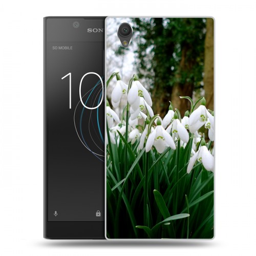 Дизайнерский пластиковый чехол для Sony Xperia L1 Подснежники