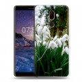 Дизайнерский пластиковый чехол для Nokia 7 Plus Подснежники