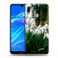 Дизайнерский пластиковый чехол для Huawei Y6 (2019) Подснежники