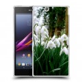 Дизайнерский пластиковый чехол для Sony Xperia Z Ultra  Подснежники