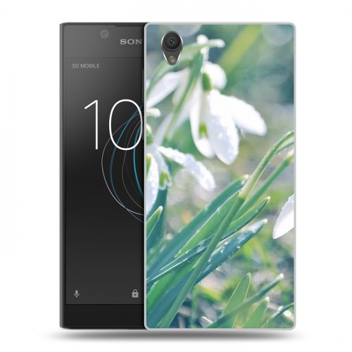 Дизайнерский пластиковый чехол для Sony Xperia L1 Подснежники