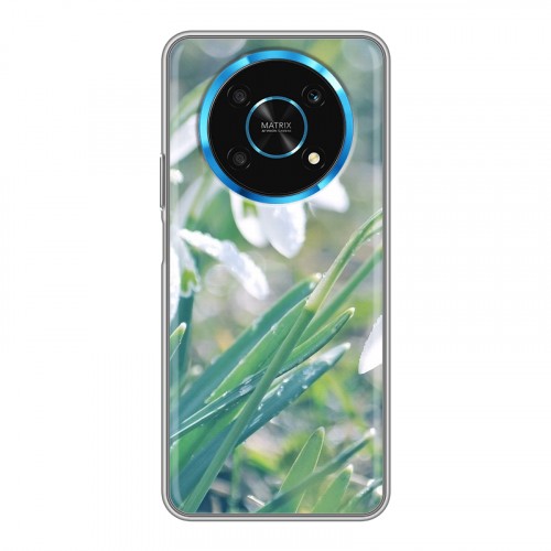 Дизайнерский силиконовый чехол для Huawei Honor Magic 4 Lite 5G Подснежники