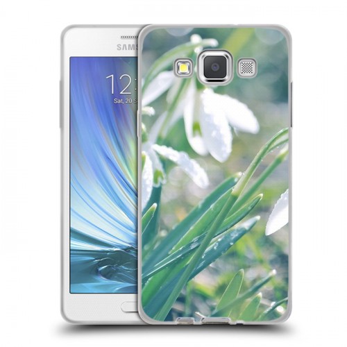 Дизайнерский пластиковый чехол для Samsung Galaxy A5 Подснежники