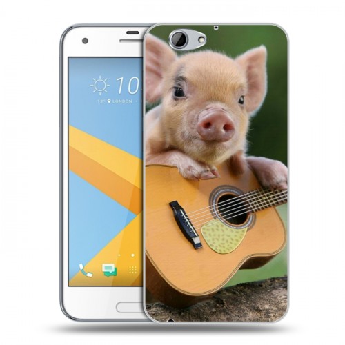 Дизайнерский силиконовый чехол для HTC One A9S Свинки