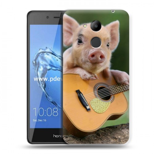Дизайнерский пластиковый чехол для Huawei Honor 6C Pro Свинки