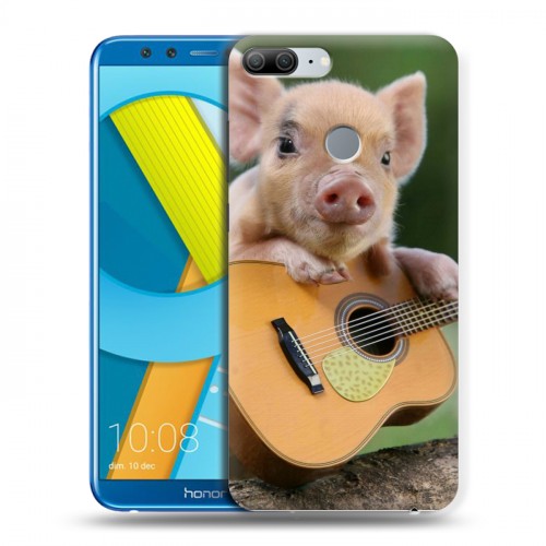 Дизайнерский пластиковый чехол для Huawei Honor 9 Lite Свинки