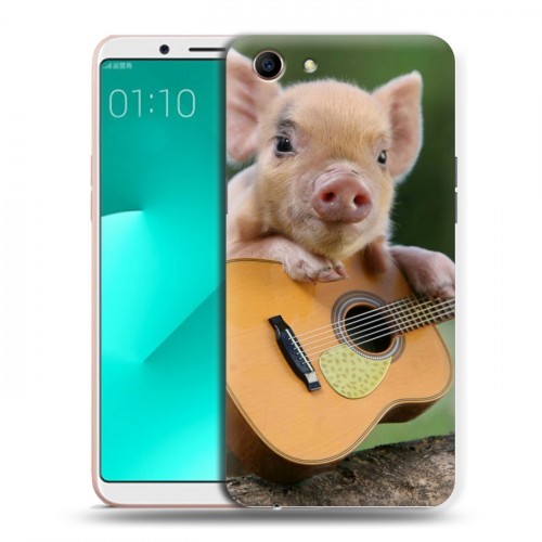 Дизайнерский пластиковый чехол для OPPO A83 Свинки