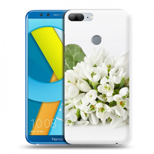 Дизайнерский пластиковый чехол для Huawei Honor 9 Lite Подснежники