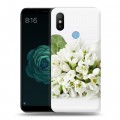 Дизайнерский силиконовый чехол для Xiaomi Mi A2 Подснежники