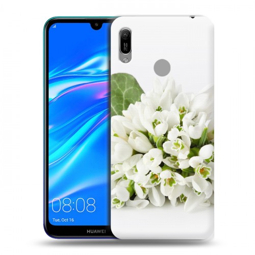 Дизайнерский пластиковый чехол для Huawei Y6 (2019) Подснежники