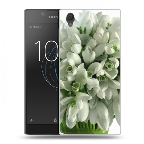 Дизайнерский пластиковый чехол для Sony Xperia L1 Подснежники