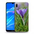 Дизайнерский пластиковый чехол для Huawei Y6 (2019) Подснежники