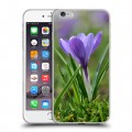 Дизайнерский силиконовый чехол для Iphone 6 Plus/6s Plus Подснежники