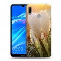 Дизайнерский пластиковый чехол для Huawei Y6 (2019) Подснежники