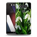 Дизайнерский пластиковый чехол для LG V20 Подснежники