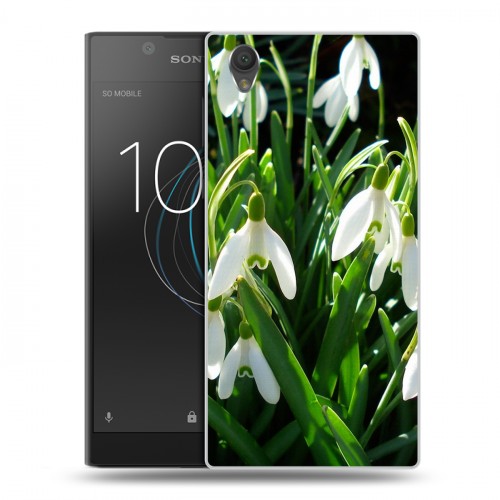 Дизайнерский пластиковый чехол для Sony Xperia L1 Подснежники