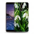 Дизайнерский пластиковый чехол для Nokia 7 Plus Подснежники