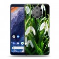 Дизайнерский силиконовый чехол для Nokia 9 PureView Подснежники