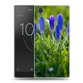 Дизайнерский пластиковый чехол для Sony Xperia L1 Подснежники